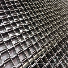 Cooling Great Wall mesh belt equipment with horseshoe chain square hole conveyor belt